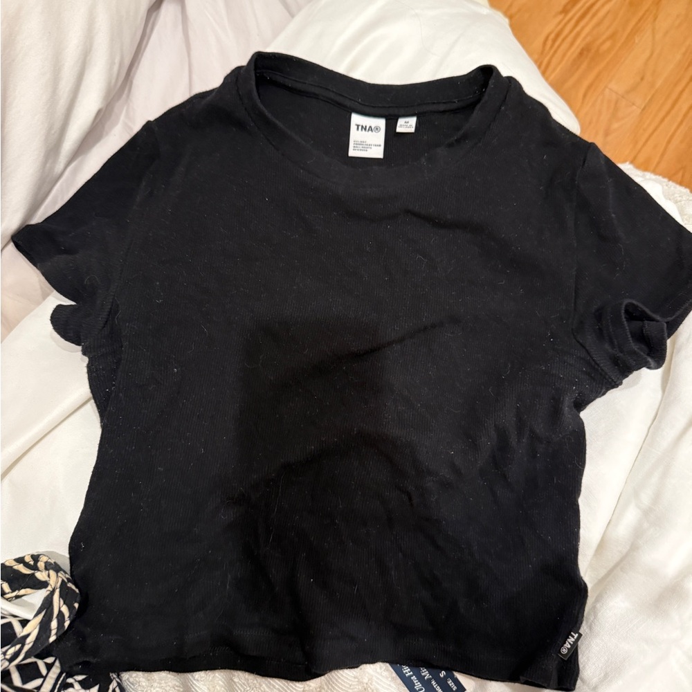 TNA Classic Black Short Sleeve Tee